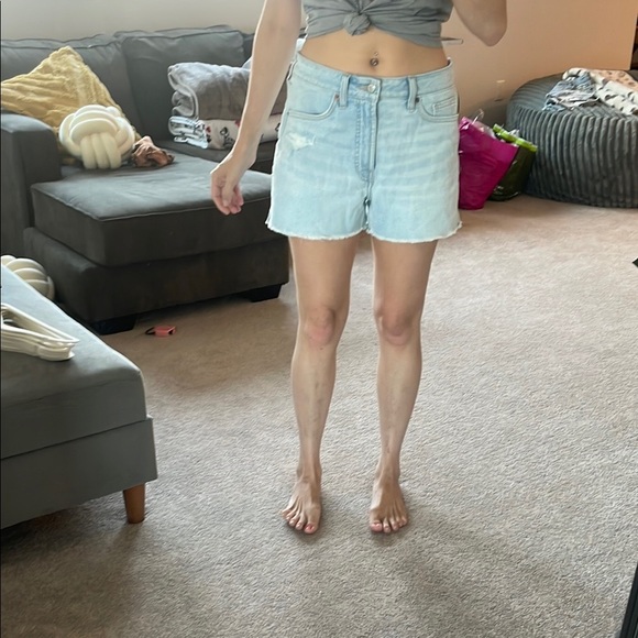 Old Navy Light Blue Jean Shorts - Picture 1 of 5